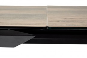 Стол CREMONA 180 KL-61 Под дерево, итальянская керамика / черный каркас, ®DISAUR в Когалыме - kogalym.ok-mebel.com | фото 4