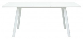 Стол ФИН 120 Белый, стекло/ Белый каркас М-City в Когалыме - kogalym.ok-mebel.com | фото 2