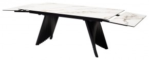 Стол IVAR 180 MARBLES KL-188 Контрастный мрамор, итальянская керамика, ®DISAUR в Когалыме - kogalym.ok-mebel.com | фото 9