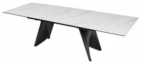 Стол IVAR 180 MARBLES KL-99 Белый мрамор, итальянская керамика, ®DISAUR в Когалыме - kogalym.ok-mebel.com | фото 9