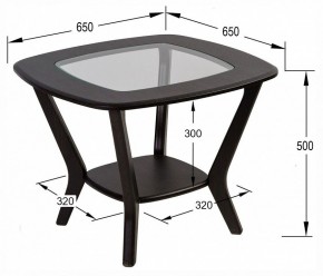 Стол журнальный Мельбурн в Когалыме - kogalym.ok-mebel.com | фото 4
