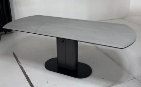 Стол KAI 140 TL-58 поворотная система раскладки, испанская керамика / Темно-серый / Черный, ®DISAUR в Когалыме - kogalym.ok-mebel.com | фото 4