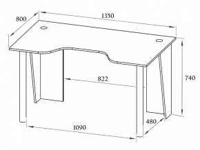 Стол компьютерный КСТ-18 в Когалыме - kogalym.ok-mebel.com | фото 3