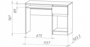 НИЦЦА-10 Стол компьютерный (НЦ.10) в Когалыме - kogalym.ok-mebel.com | фото 2