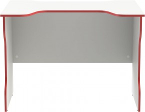 Стол компьютерный ВАРДИГ K2 100x82, белый/красный в Когалыме - kogalym.ok-mebel.com | фото 2