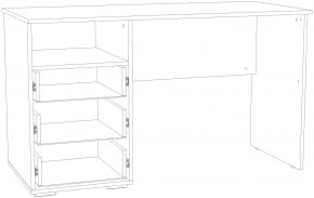 Стол письменный НМ 041.40 "Банни" (Бисквит) в Когалыме - kogalym.ok-mebel.com | фото 5