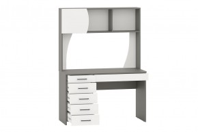 Стол рабочий СИГМА (графит/белый) в Когалыме - kogalym.ok-mebel.com | фото 2