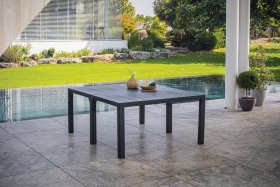 Стол раскладной Джули (Julie Double table 2 configurations) Графит в Когалыме - kogalym.ok-mebel.com | фото 2