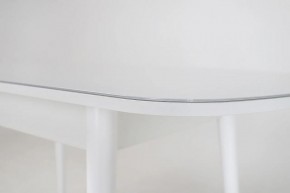Стол раскладной со стеклом (опоры массив цилиндрический) "Хоста" в Когалыме - kogalym.ok-mebel.com | фото 6