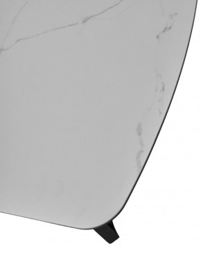 Стол RASMUS 160 TL-45 Белый мрамор, испанская керамика / черный каркас, ®DISAUR в Когалыме - kogalym.ok-mebel.com | фото 6