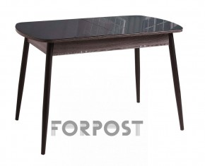 Стол раздвижной со стеклянной столешницей (BLACK, WHITE) в Когалыме - kogalym.ok-mebel.com | фото 1