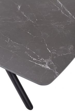 Стол RIVOLI 140 MATT BLACK MARBLE SOLID CERAMIC / BLACK, ®DISAUR в Когалыме - kogalym.ok-mebel.com | фото 10