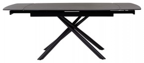 Стол RIVOLI 140 MATT BLACK MARBLE SOLID CERAMIC / BLACK, ®DISAUR в Когалыме - kogalym.ok-mebel.com | фото 2