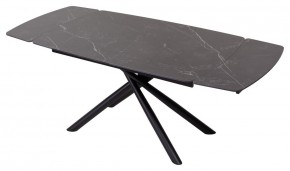Стол RIVOLI 140 MATT BLACK MARBLE SOLID CERAMIC / BLACK, ®DISAUR в Когалыме - kogalym.ok-mebel.com | фото 3