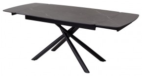 Стол RIVOLI 140 MATT BLACK MARBLE SOLID CERAMIC / BLACK, ®DISAUR в Когалыме - kogalym.ok-mebel.com | фото 7