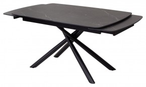 Стол RIVOLI 140 MATT BLACK MARBLE SOLID CERAMIC / BLACK, ®DISAUR в Когалыме - kogalym.ok-mebel.com | фото 8