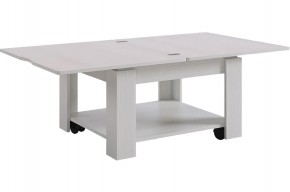 Стол журнальный Адам-1 (белый рамух) в Когалыме - kogalym.ok-mebel.com | фото 4