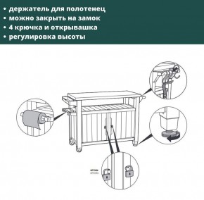 Столик для барбекю 207 Л (Unity XL 207L) в Когалыме - kogalym.ok-mebel.com | фото 8