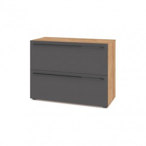 СТОУН С81 Комод (золотой дуб/графит) в Когалыме - kogalym.ok-mebel.com | фото