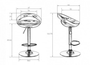 Стул барный DOBRIN DISCO LM-1010 (белый) в Когалыме - kogalym.ok-mebel.com | фото 2