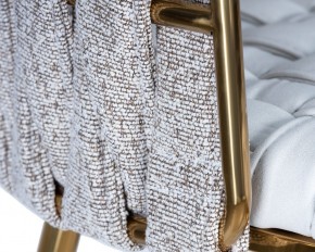 Стул барный DOBRIN EMMA GOLD, белый PU (T-01), белая ткань (F-49) в Когалыме - kogalym.ok-mebel.com | фото 7