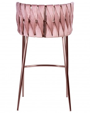 Стул барный DOBRIN EMMA ROSE GOLD, розовый велюр (VF-10) в Когалыме - kogalym.ok-mebel.com | фото 5