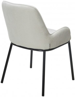 Стул BRIO CATO-01 Белый, фактурная ткань / черный каркас, ®DISAUR в Когалыме - kogalym.ok-mebel.com | фото 5