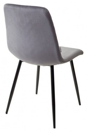 Стул DUKE BLUVEL-14 GREY, велюр / черный каркас М-City в Когалыме - kogalym.ok-mebel.com | фото 3