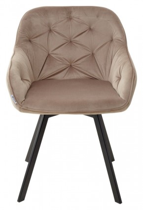 Стул GALE 360 град. поворот. BLUVEL-40 BEIGE, велюр/ черный каркас, М-City в Когалыме - kogalym.ok-mebel.com | фото 6