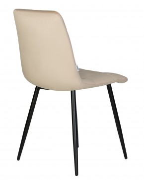 Стул обеденный DOBRIN CHILLY, Бежевый Holland 07, основание черный в Когалыме - kogalym.ok-mebel.com | фото 5