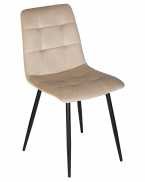 Стул обеденный DOBRIN CHILLY, Бежевый Holland 07, основание черный в Когалыме - kogalym.ok-mebel.com | фото 8