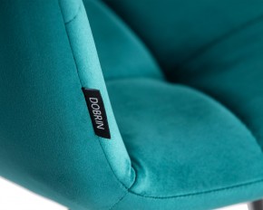 Стул обеденный DOBRIN CHILLY, Морской волны Holland 56, основание черное в Когалыме - kogalym.ok-mebel.com | фото 9