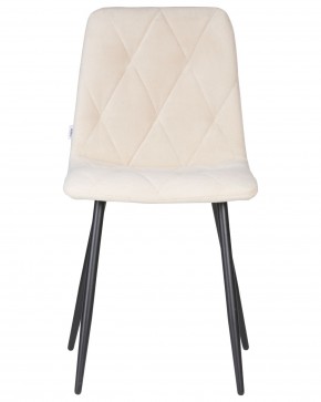 Стул обеденный DOBRIN CHILLY ROMBO, Бежевый Simple 44, основание черный в Когалыме - kogalym.ok-mebel.com | фото 6