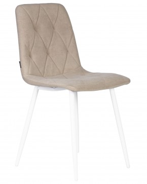Стул обеденный DOBRIN CHILLY ROMBO, Капучино Simple 05, основание белый в Когалыме - kogalym.ok-mebel.com | фото 2
