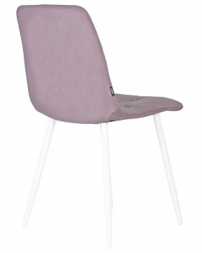 Стул обеденный DOBRIN CHILLY ROMBO, Лавандовый Simple 48, основание белый в Когалыме - kogalym.ok-mebel.com | фото 4