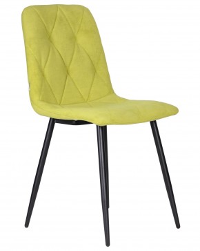 Стул обеденный DOBRIN CHILLY ROMBO, Лайм Simple 14, основание черное в Когалыме - kogalym.ok-mebel.com | фото 2