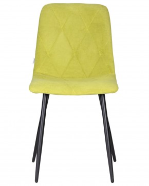 Стул обеденный DOBRIN CHILLY ROMBO, Лайм Simple 14, основание черное в Когалыме - kogalym.ok-mebel.com | фото 6
