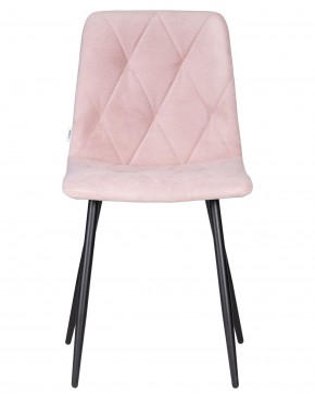Стул обеденный DOBRIN CHILLY ROMBO, Розовый Simple 03, основание черное в Когалыме - kogalym.ok-mebel.com | фото 6