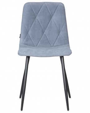 Стул обеденный DOBRIN CHILLY ROMBO, Серо-голубой Simple 26, основание черное в Когалыме - kogalym.ok-mebel.com | фото 6