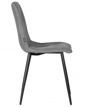 Стул обеденный DOBRIN CHILLY ROMBO, Серый Simple 33, основание черное в Когалыме - kogalym.ok-mebel.com | фото 3