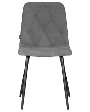 Стул обеденный DOBRIN CHILLY ROMBO, Серый Simple 33, основание черное в Когалыме - kogalym.ok-mebel.com | фото 6