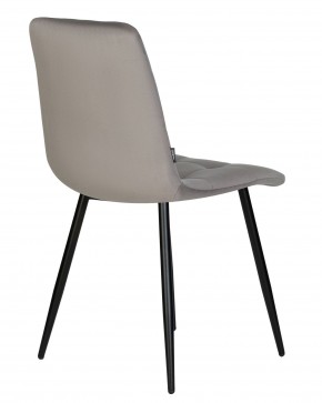 Стул обеденный DOBRIN CHILLY, Темно-серый Holland 18, основание черное в Когалыме - kogalym.ok-mebel.com | фото 5