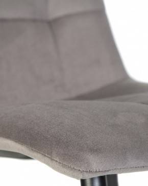 Стул обеденный DOBRIN CHILLY, Темно-серый Holland 18, основание черное в Когалыме - kogalym.ok-mebel.com | фото 8