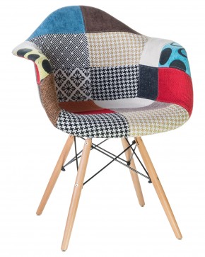 Стул обеденный DOBRIN DAW PATCHWORK, цвет сиденья мозаика в Когалыме - kogalym.ok-mebel.com | фото
