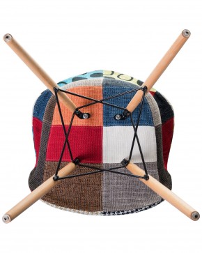 Стул обеденный DOBRIN DAW PATCHWORK, цвет сиденья мозаика в Когалыме - kogalym.ok-mebel.com | фото 7