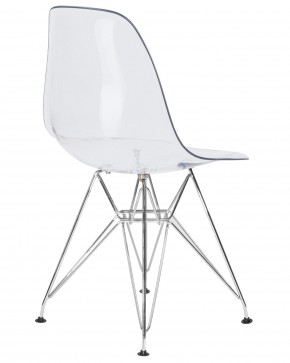 Стул обеденный DOBRIN DSR CASPER, ножки хром, цвет прозрачный в Когалыме - kogalym.ok-mebel.com | фото 4