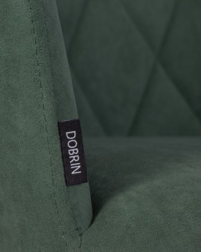 Стул обеденный DOBRIN ROBY, ЭМАЛЬ ЧЕРНЫЙ МУАР велюр Catania Izumrud в Когалыме - kogalym.ok-mebel.com | фото 9