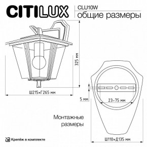 Светильник на штанге Citilux FORTS CLU10W в Когалыме - kogalym.ok-mebel.com | фото 9