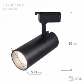 Светильник на штанге Эра  TR5-30 COB BK в Когалыме - kogalym.ok-mebel.com | фото 5