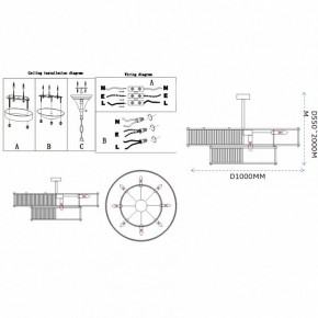 Светильник на штанге Imperiumloft RH Marais Round Chandelier 40,2668 в Когалыме - kogalym.ok-mebel.com | фото 11